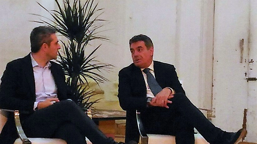 Fano, l’incontro tra Massimo Seri e il sindaco di Parma Federico Pizzarotti
