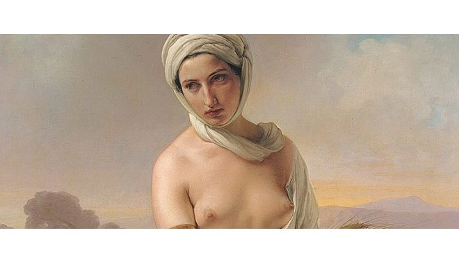 Francesco Hayez. Ruth. 1853, olio su tela