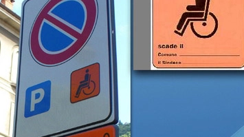Parcheggio riservato ai disabili