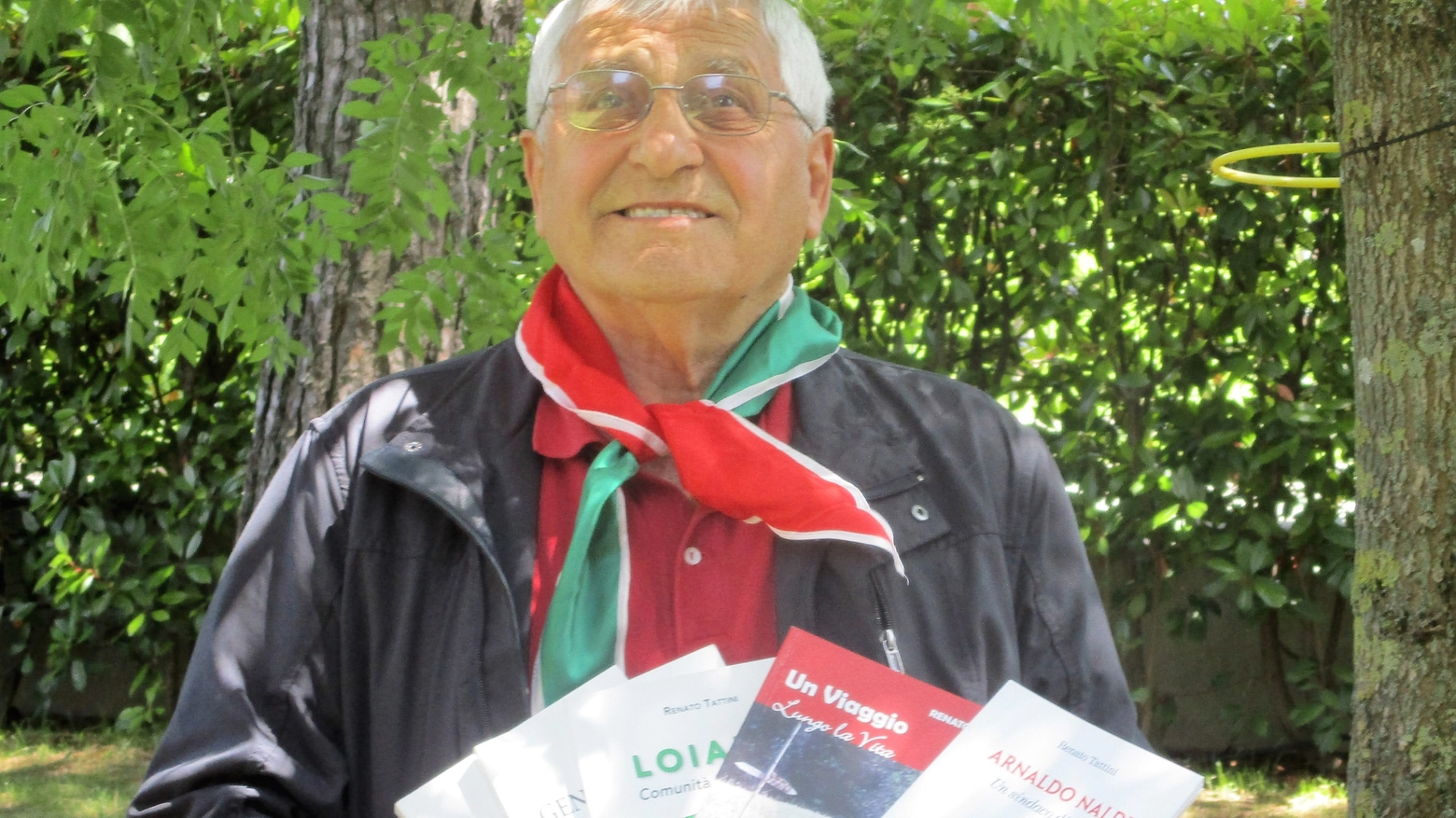 L'ex partigiano Renato Tattini (foto Brighenti)