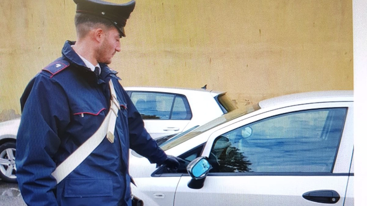 L'auto utilizzata per la truffa intercettata dai carabinieri