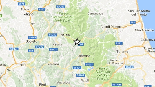 Terremoto di magnitudo 6 in provincia di Rieti