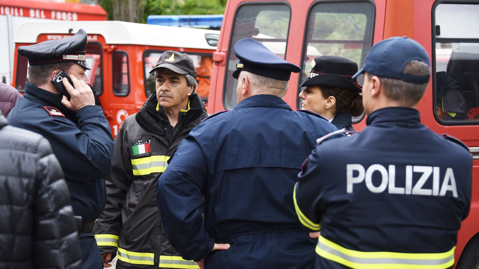Polizia, carabinieri e vigili del fuoco