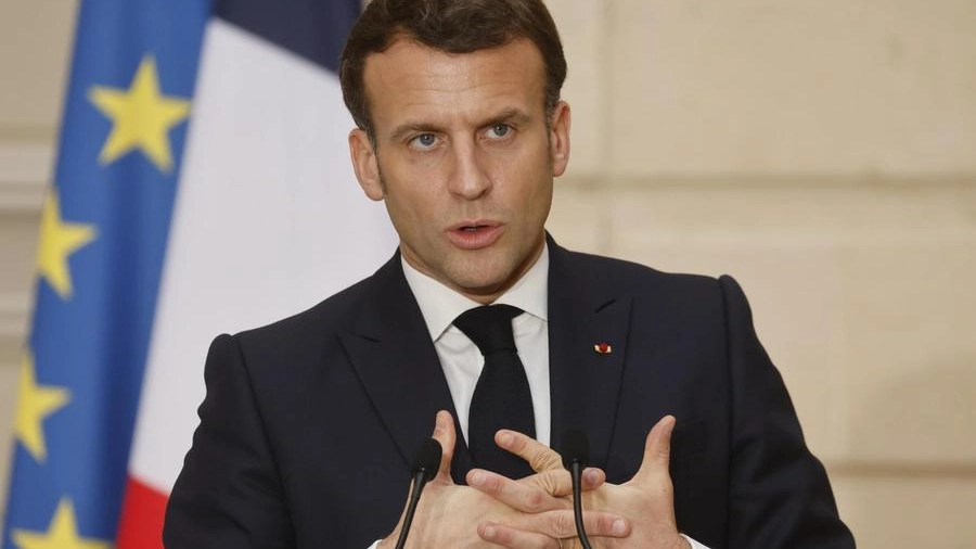Il presidente francese Emmanuel Macron, 43 anni