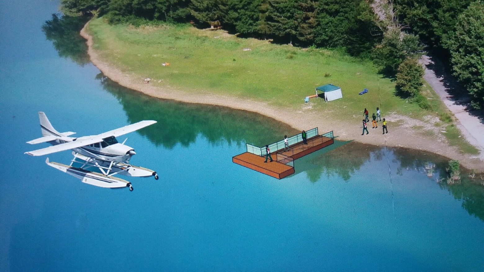 Idrovolanti sul lago di Gerosa per rilanciare il turismo