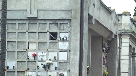 Il cimitero di Porto San Giorgio (foto d'archivio)