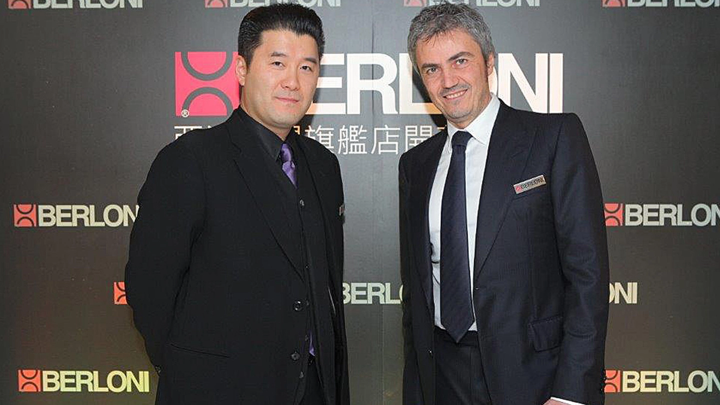 Roberto Berloni e il presidente Chiu (Fotoprint)