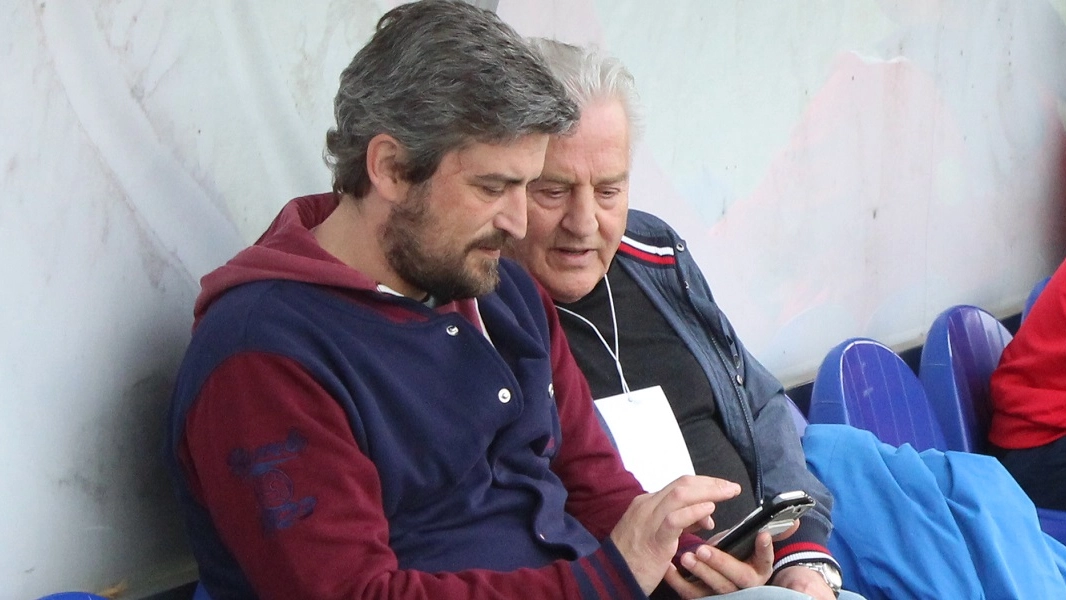 Andrea Fedeli con il padre Franco
