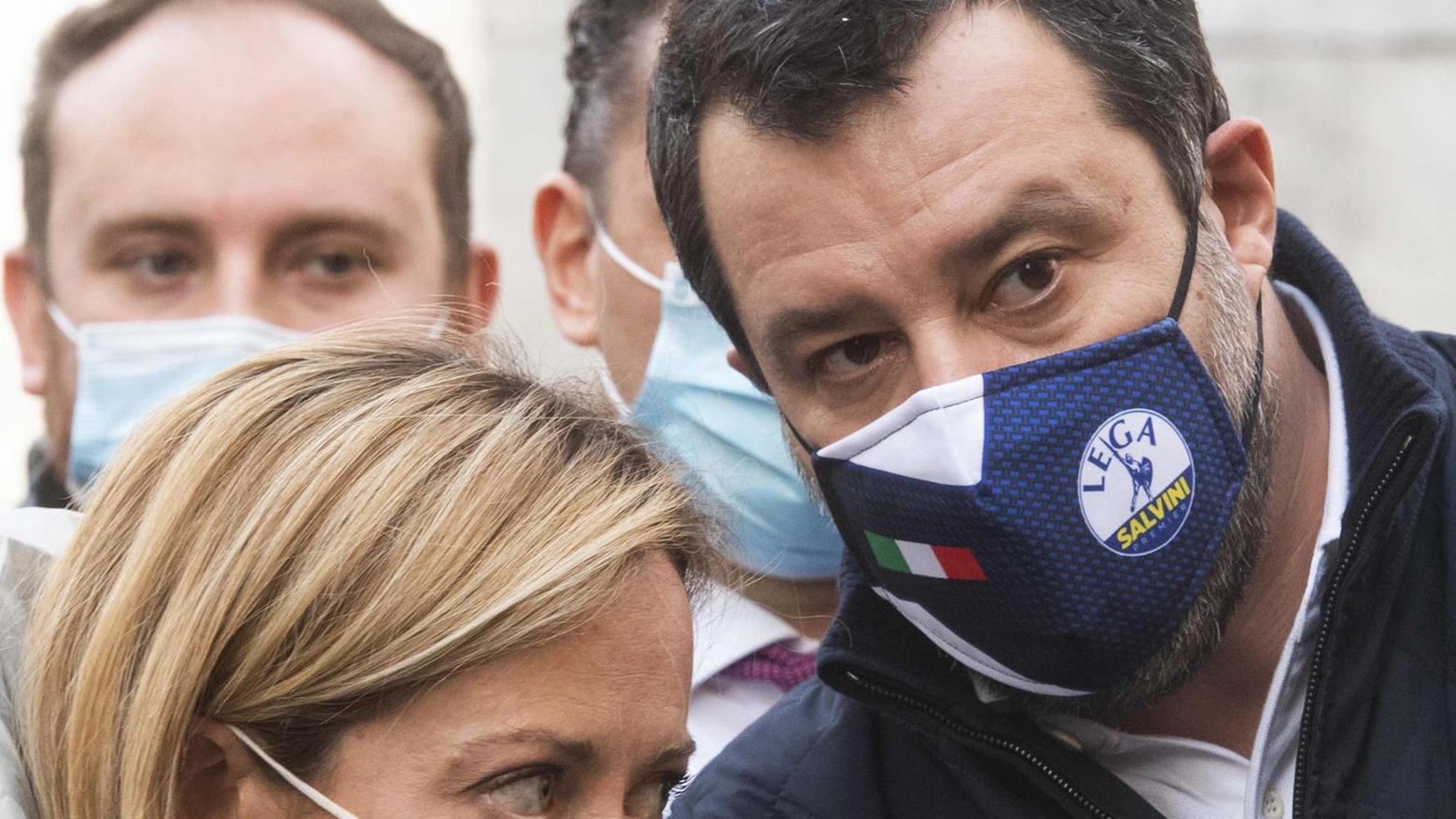 Giorgia Meloni e Matteo Salvini 