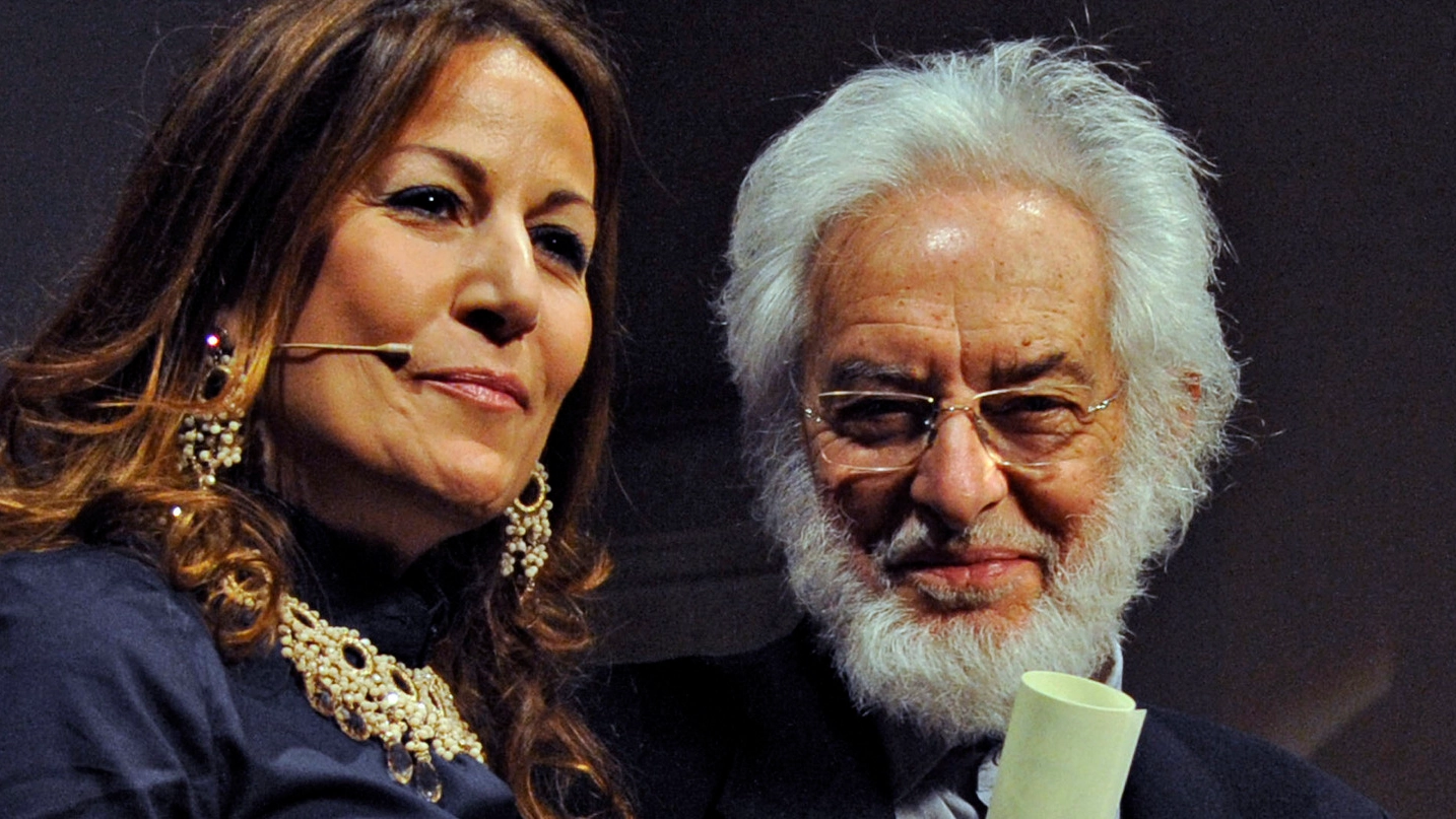 Paola Taddei con Mimmo Jodice (foto Calavita)