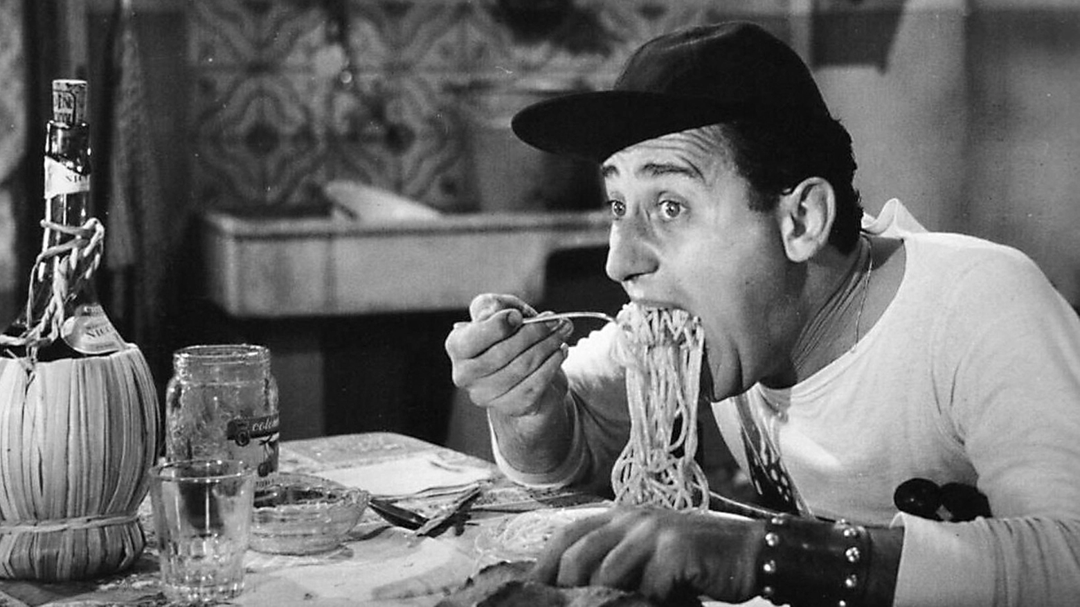 Alberto Sordi e gli amati spaghetti