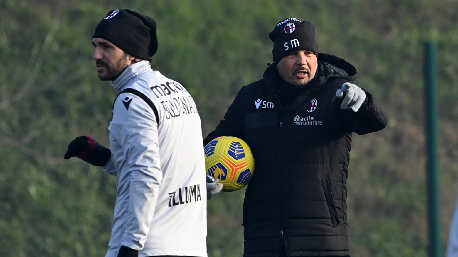 Bologna, Mihajlovic prepara il match con la Juventus (FotoSchicchi)