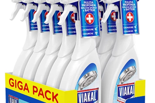 Anticalcare spray per bagno Viakal su amazon.com