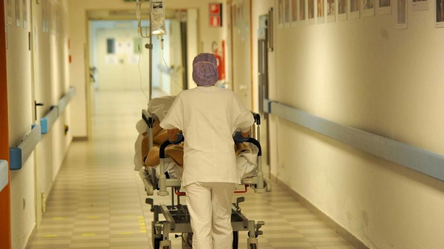 Le corsie dell’ospedale di Cona dove la ferrarese è stata ricoverata per 10 giorni