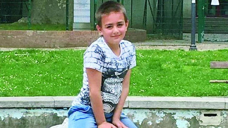 Andrea Martinelli, il bambino che ha perso la vita nell'incidente  (Foto Radogna)