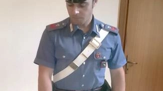 Il machete sequestrato dai carabinieri