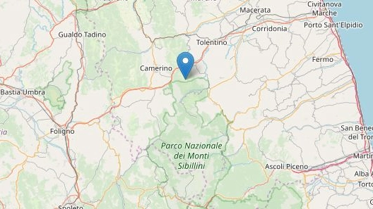 Scossa di terremoto vicino a Camerino, epicentro nei pressi di Caldarola e Cessapalombo