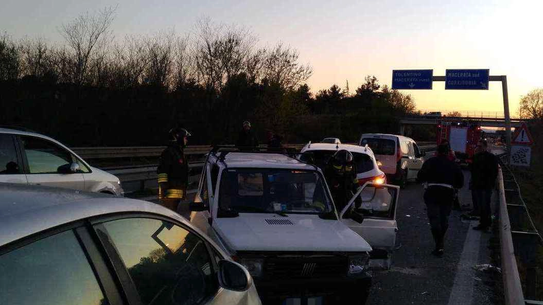 L’incidente in Superstrada a Corridonia