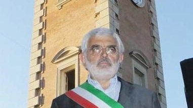 Il sindaco di Rolo Fabrizio Allegretti (foto Antonio Lecci)