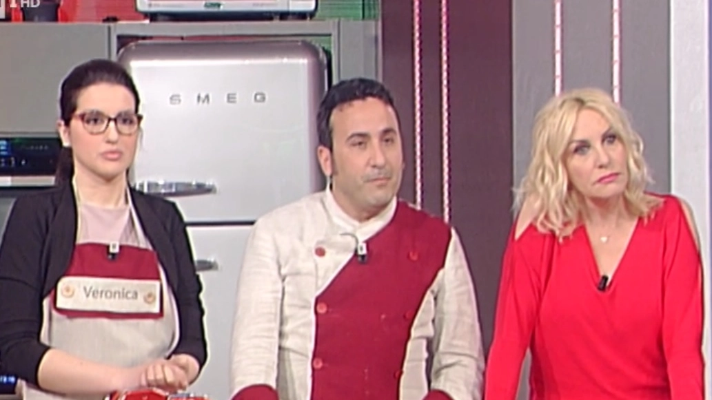 Veronica Babbi con lo chef Natale Giunta e Antonella Clerici