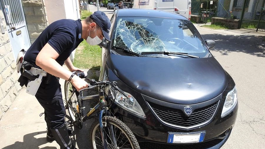 Incidente oggi a Ravenna, ciclista di 11 anni investito da un'auto (foto Scardovi)