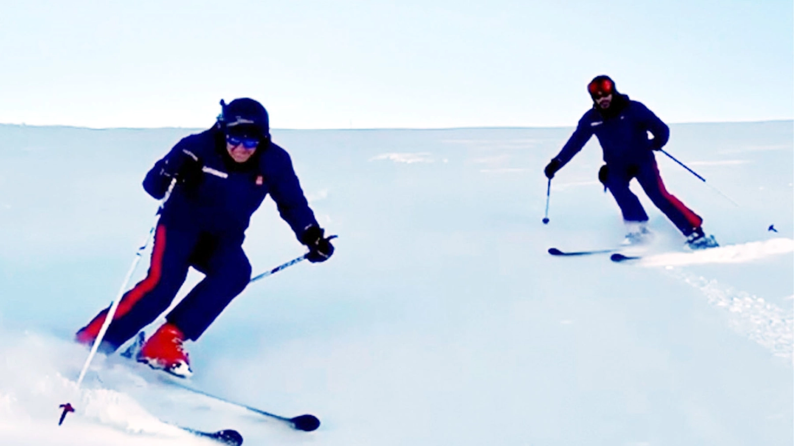 Carabinieri sugli sci