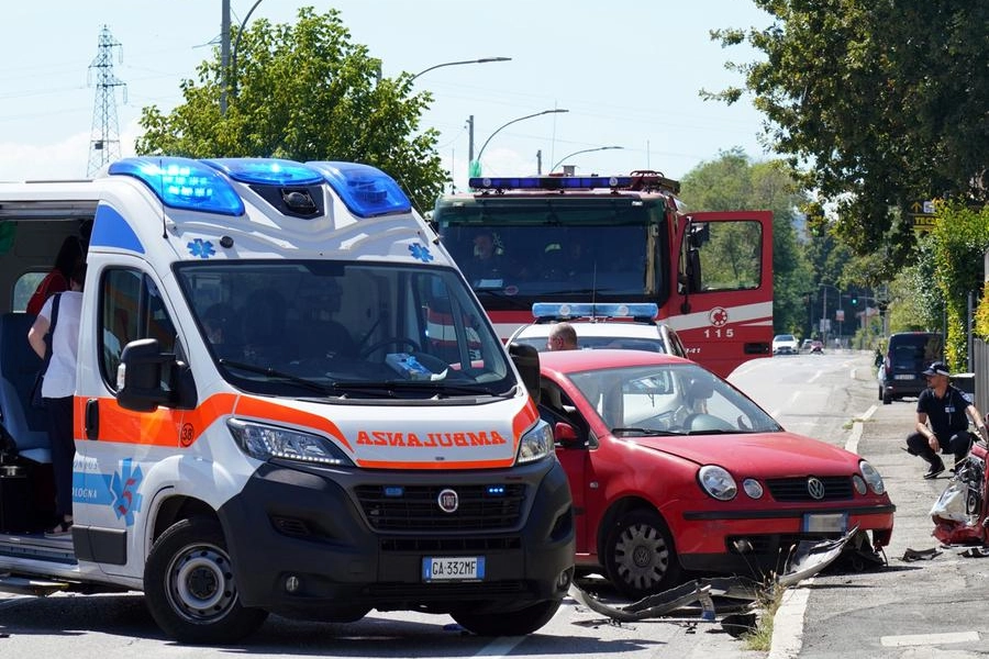 Le immagini dell’incidente fatale avvenuto ieri attorno alle 13.30 in via Mattei