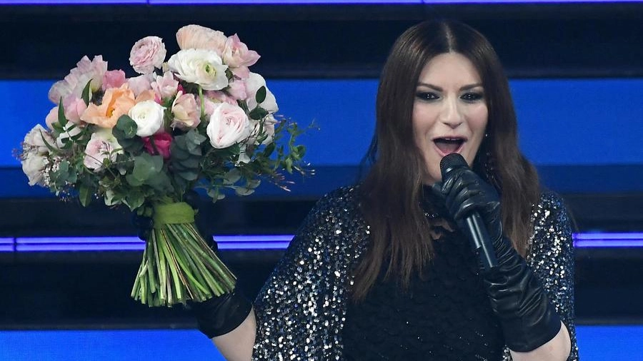 Laura Pausini al Sanremo dell'anno scorso