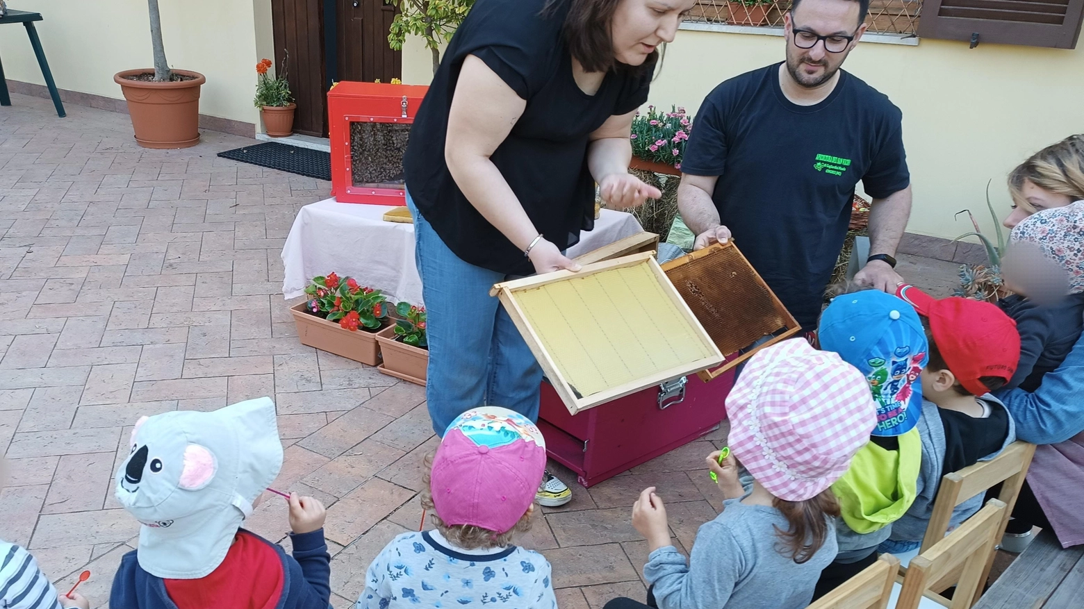 Bambini alla scoperta  del mondo delle api