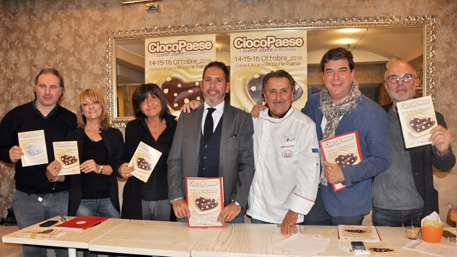 Gli organizzatori di Ciocopaese (Foto Concolino)