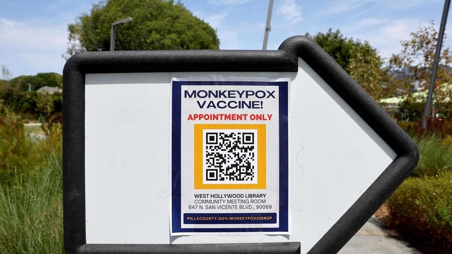 Un segnale per il vaccino contro il monkeypox a Los Angeles (Ansa)