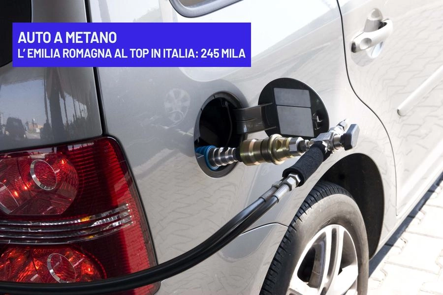 L'Emilia Romagna è la regione con più auto a metano in Italia