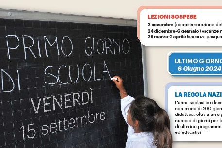 Il calendario scolastico dell'Emilia Romagna 2023-2024
