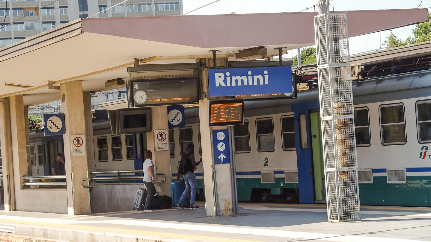 La stazione ferroviaria di Rimini