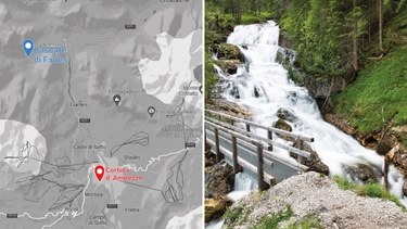 Cortina: scivola e muore davanti agli amici durante la gita alle cascate