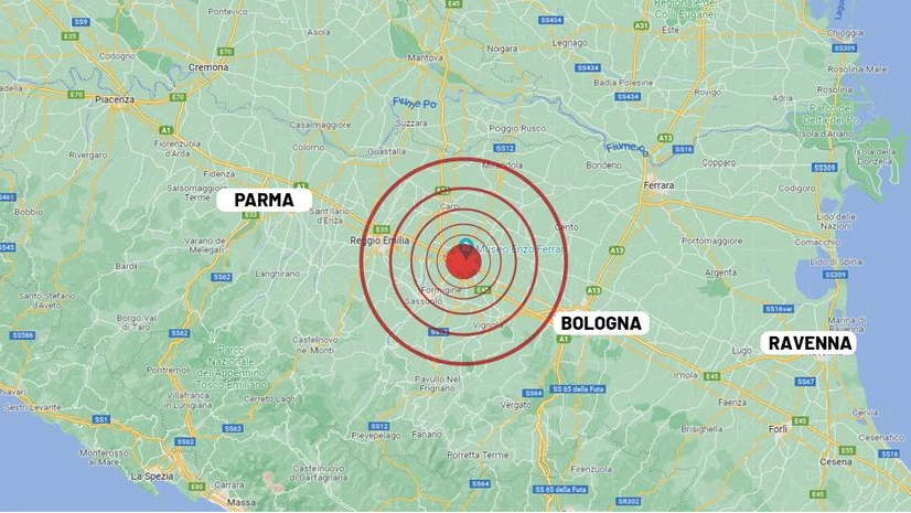 Terremoto oggi 22 settembre a Modena