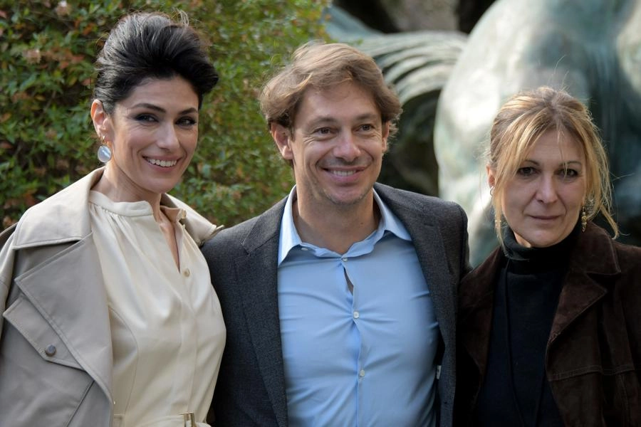 Anna Valle, Giorgio Pasotti e la regista Isabella Leoni