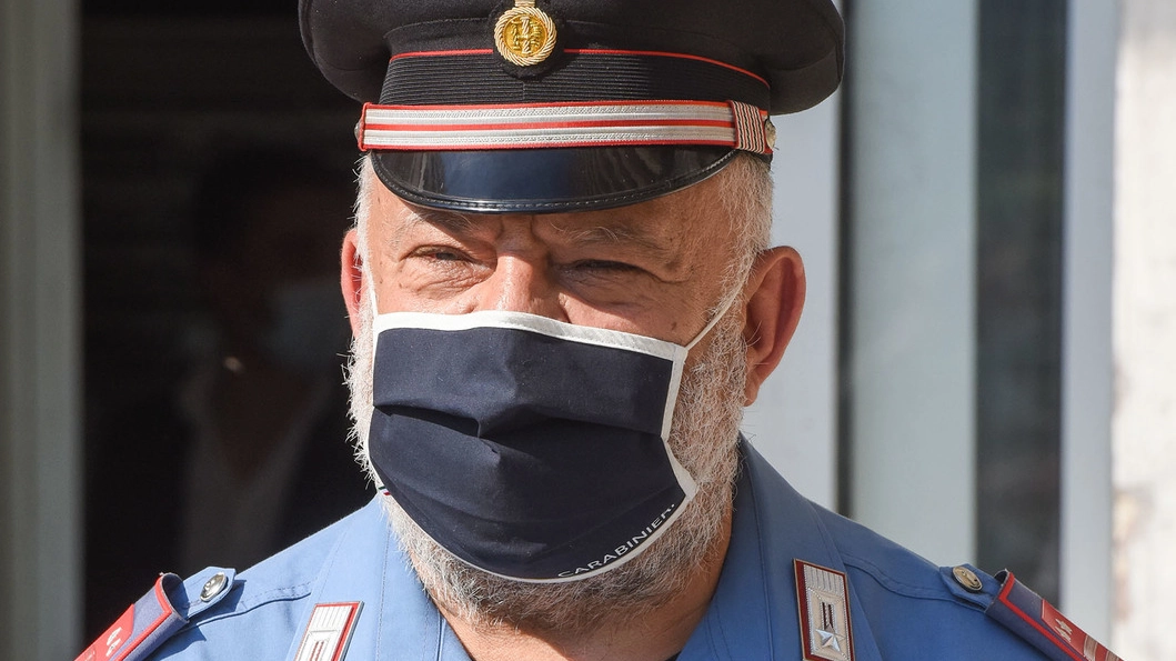 Giuseppino Carbonari, comandante dei carabinieri di Porto Recanati