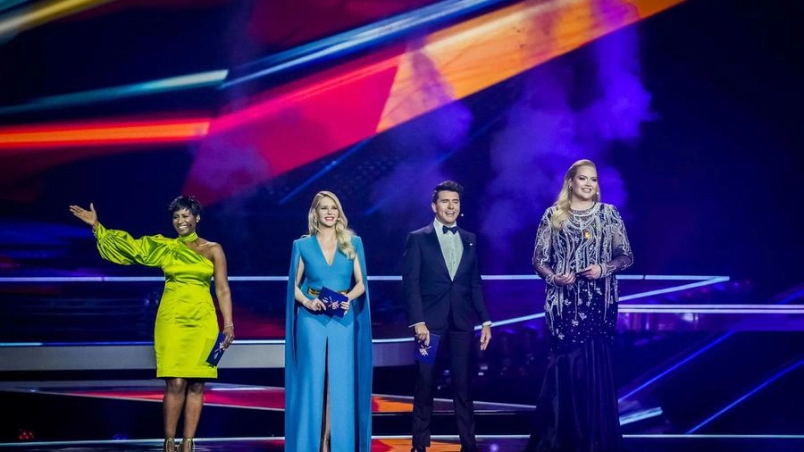 La seconda semifinale degli Eurovision (Ansa)
