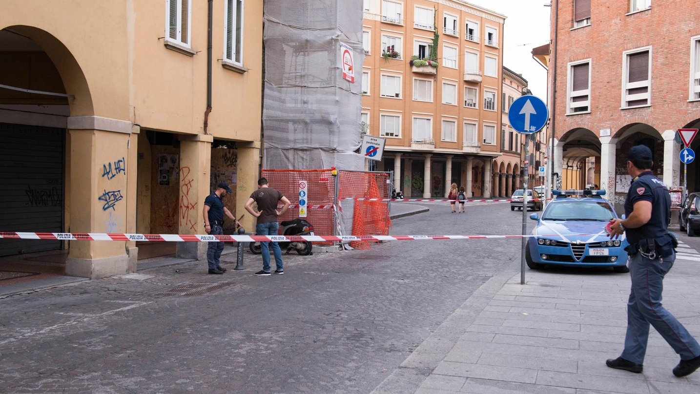 Piazza Puntoni, una delle scene del sanguinoso inseguimento