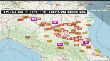 Caldo africano in Emilia Romagna: ecco dove si superano i 40 gradi