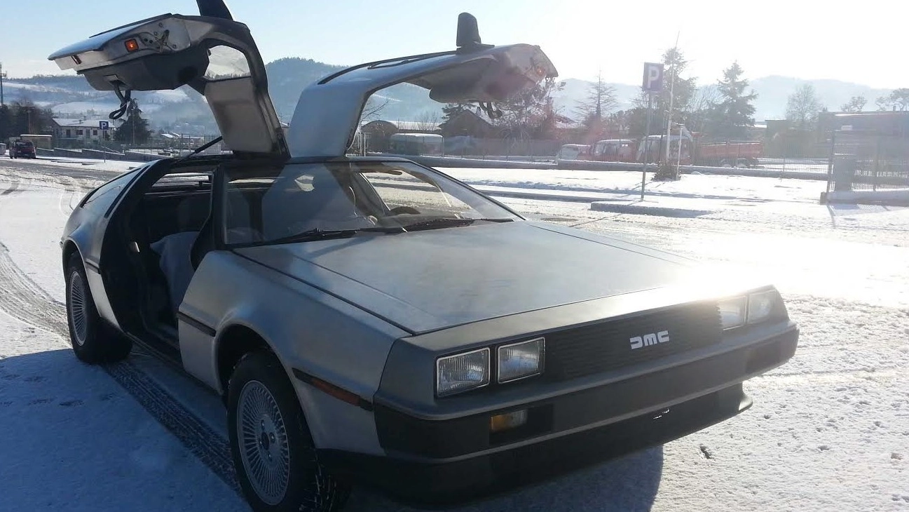 La mitica DeLorean del film ‘Ritorno al futuro’