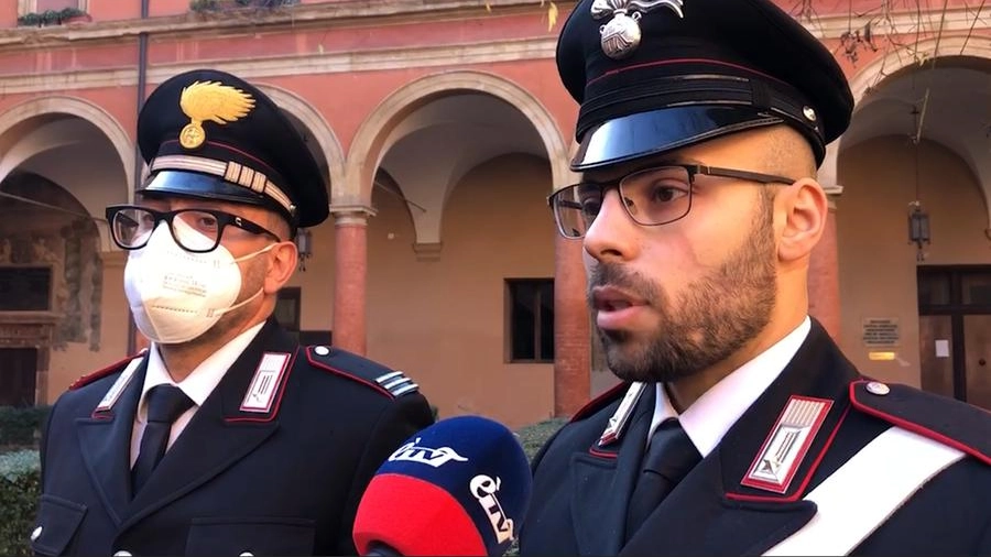 Il carabiniere Pasquale Sibilio e il maresciallo capo Adriano Lorenzo