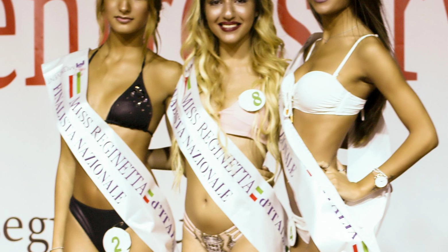 Miss Reginetta, Alina, Aurora e Rebecca vincono la finale regionale a Senigallia