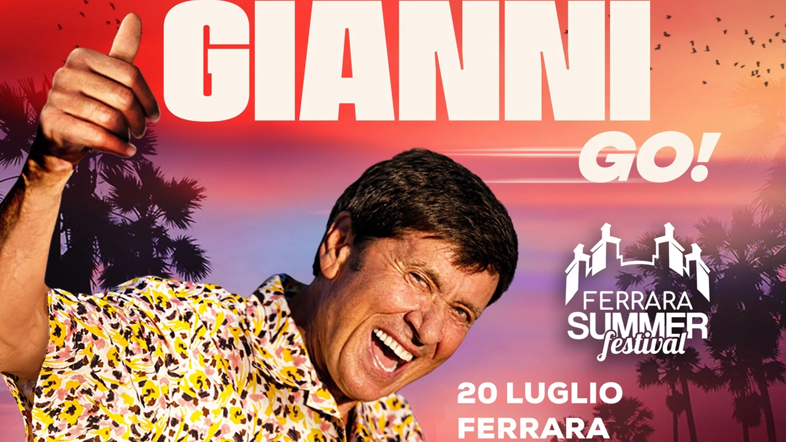 'Gianni Go', al Ferrara Summer Festival il 20 luglio