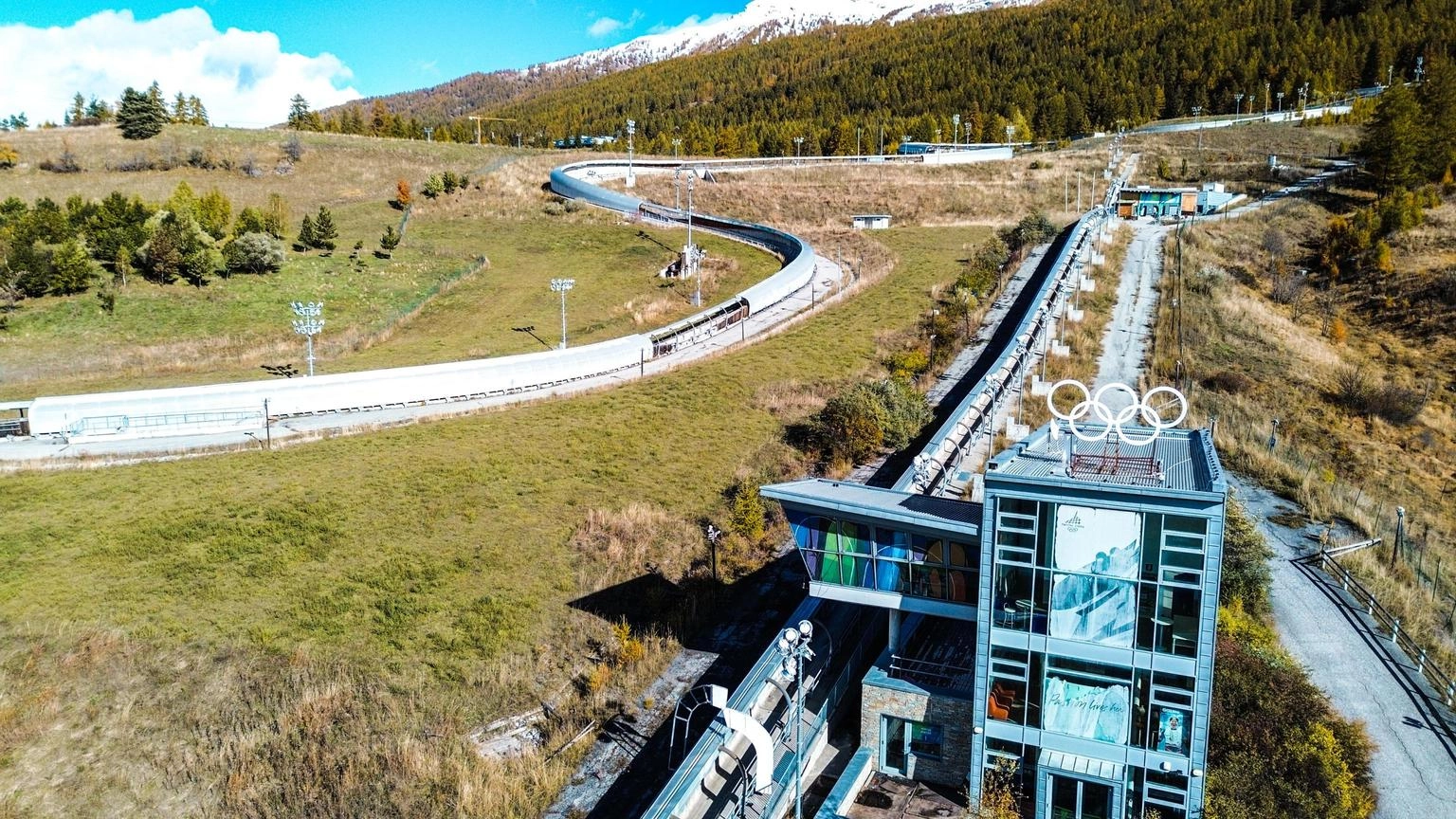 La pista da bob di Cesana, in Piemonte (foto d'archivio)