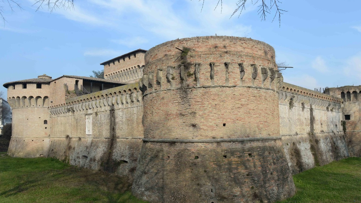 La Rocca di Caterina Sforza, alle porte del centro di Forlì.