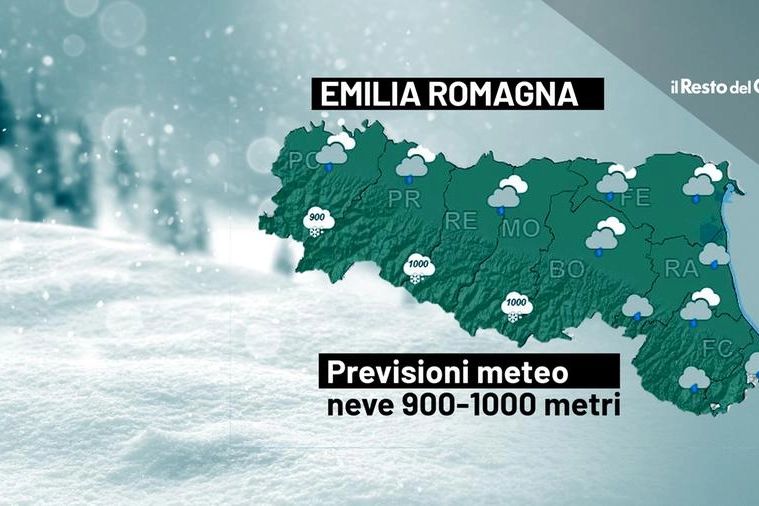 Previsioni meteo Emilia Romagna, arriva la neve: ecco dove e quando