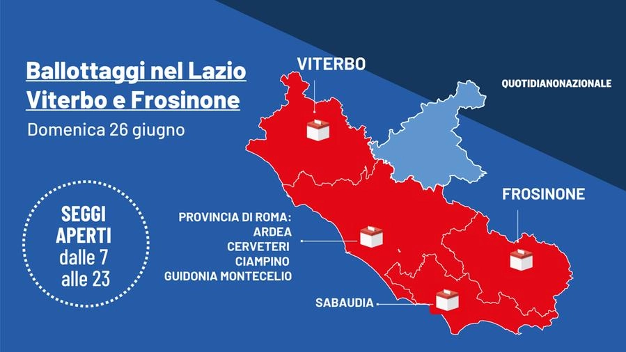 Ballottaggio Lazio, dove quando si vota