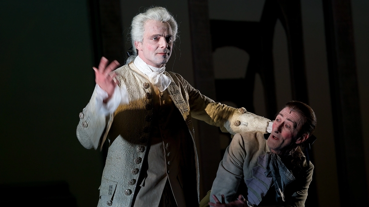 Un momento della performance di Alessandro Preziosi, protagonista di ‘Don Giovanni’ (foto Zeppilli)